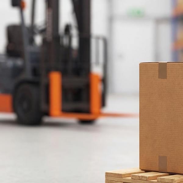 cargo delivery boxes warehouse